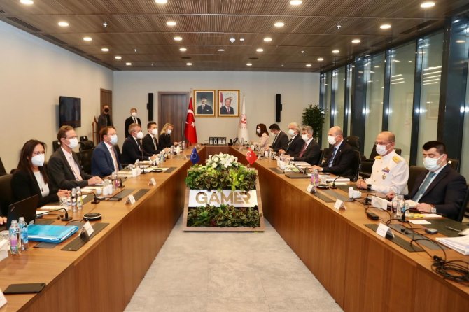 İ̇çişleri Bakanı Soylu, Ab Genişleme Ve Komşuluk Politikası Komiseri Varhelyi’yi Kabul Etti