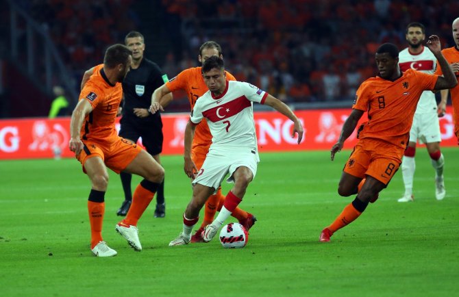 2022 Fıfa Dünya Kupası Elemeleri: Hollanda: 3 - Türkiye: 0 (İ̇lk Yarı)