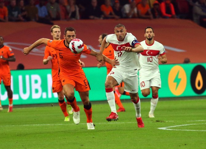 2022 Fıfa Dünya Kupası Elemeleri: Hollanda: 3 - Türkiye: 0 (İ̇lk Yarı)