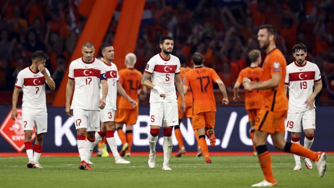 2022 Fıfa Dünya Kupası Elemeleri: Hollanda: 6 - Türkiye: 1 (Maç Sonucu)