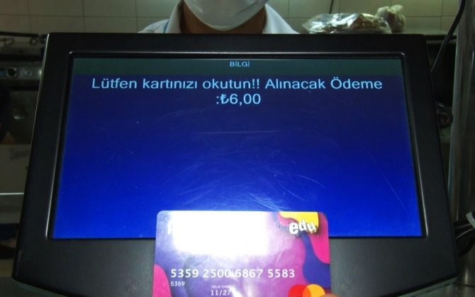 Okul Kantinlerine De Temassız Ödeme Geldi