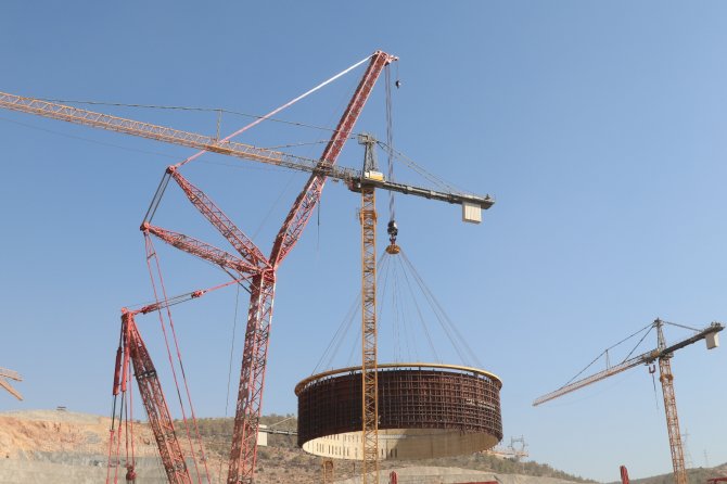 Akkuyu Ngs’nin İkinci Güç Ünitesine İç Koruma Kabuğunun İkinci Katmanı Kuruldu