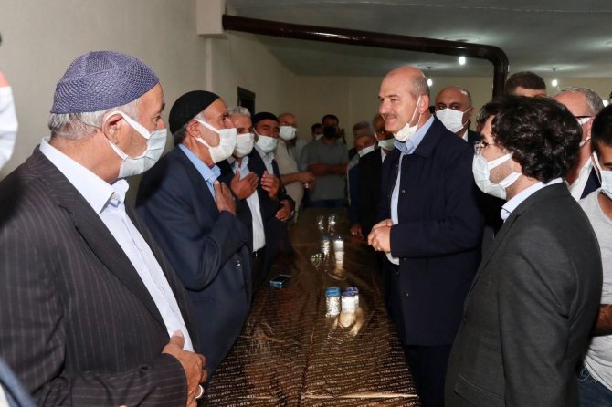İ̇çişleri Bakanı Soylu Taziye Ziyareti İçin Ağrı’da