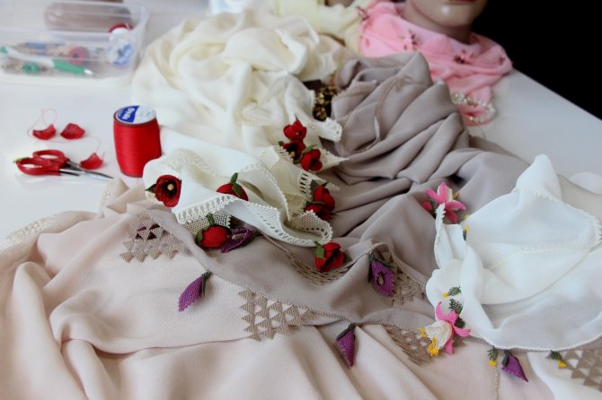 Oflu Kadınların El İşlemeleri Suudi Arabistan’dan Alıcı Buluyor