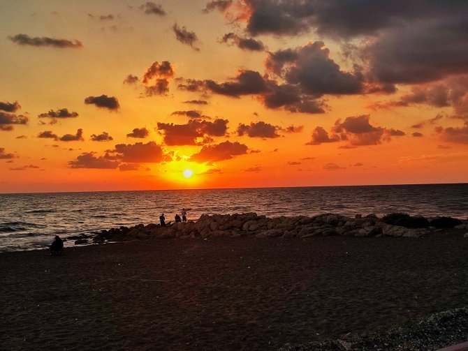 Gün Batımı Manzarası Görenleri Hayran Bıraktı