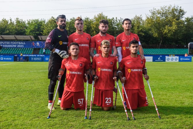 Ampute Futbol Milli Takımı, Avrupa Şampiyonası’nda Çeyrek Finalde