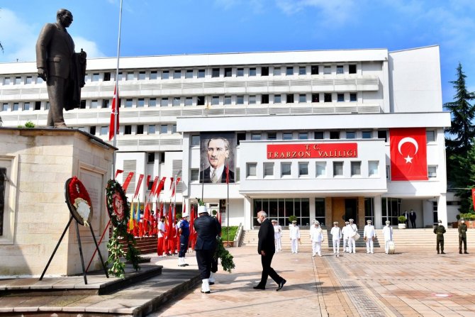 Atatürk’ün Trabzon’a Gelişi Törenle Kutlandı