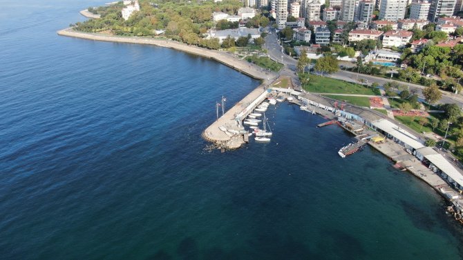Müsilajdan Arındırılan Caddebostan Ve Kartal Sahilleri Havadan Görüntülendi