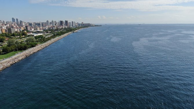 Müsilajdan Arındırılan Caddebostan Ve Kartal Sahilleri Havadan Görüntülendi