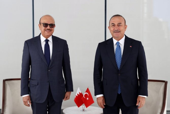 Çavuşoğlu, Bahreyn Dışişleri Bakanı Al Zayani İle Görüştü
