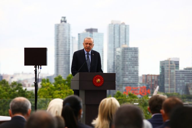 Cumhurbaşkanı Erdoğan, New York’un Merkezindeki Türkevi’ni Açtı