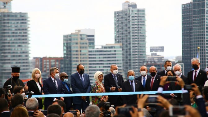 Cumhurbaşkanı Erdoğan, New York’un Merkezindeki Türkevi’ni Açtı