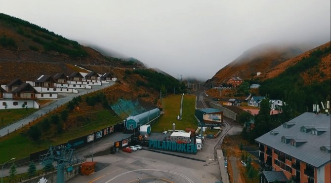Sisle Kaplanan Palandöken, Kartpostallık Manzaralar Oluşturdu