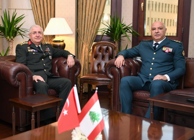 Genelkurmay Başkanı Orgeneral Güler, Lübnanlı Mevkidaşı Korgeneral Aoun’u Ağırladı