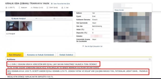 Ev Sahiplerinden Pes Dedirten Fırsatçılık: 25 M2’lik Odadan ’Bin 250 Tl’ Kira İstiyorlar
