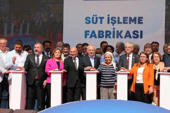 Kılıçdaroğlu Süt İşletme Fabrikasının Temel Atma Törenine Katıldı
