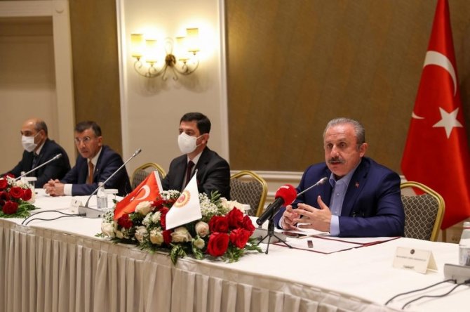 Tbmm Başkanı Şentop, Kazakistan’da Türk İş Adamları İle Bir Araya Geldi