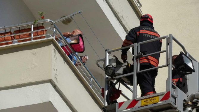 Trabzon’da Yangın Paniği