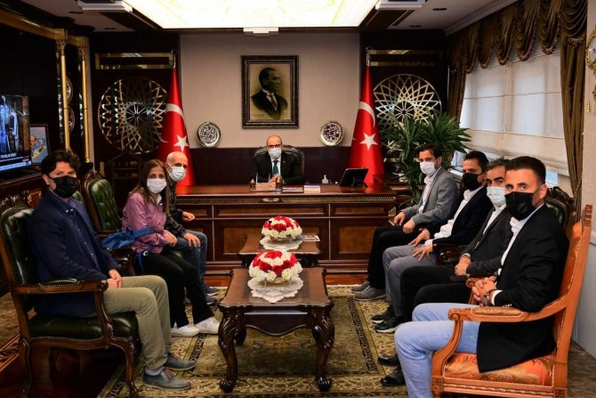 Tsyd Trabzon Şubesi, İ̇smail Ustaoğlu Ve Murat Zorluoğlu’nu Ziyaret Etti.