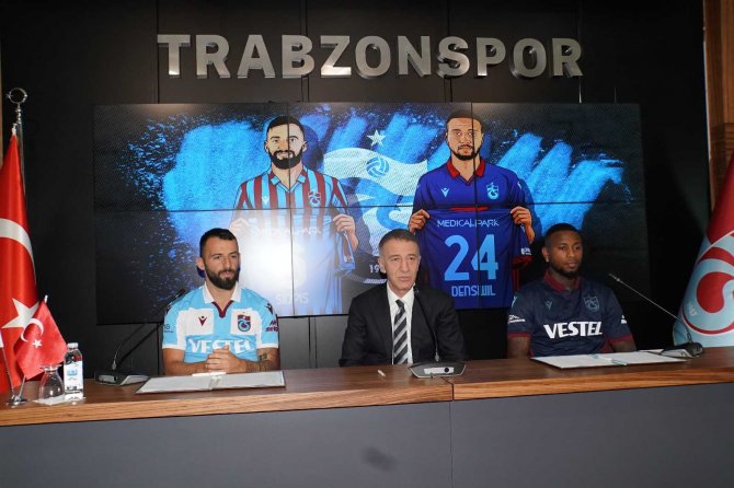 Trabzonspor, Siopis Ve Denswil İçin İmza Töreni Düzenledi