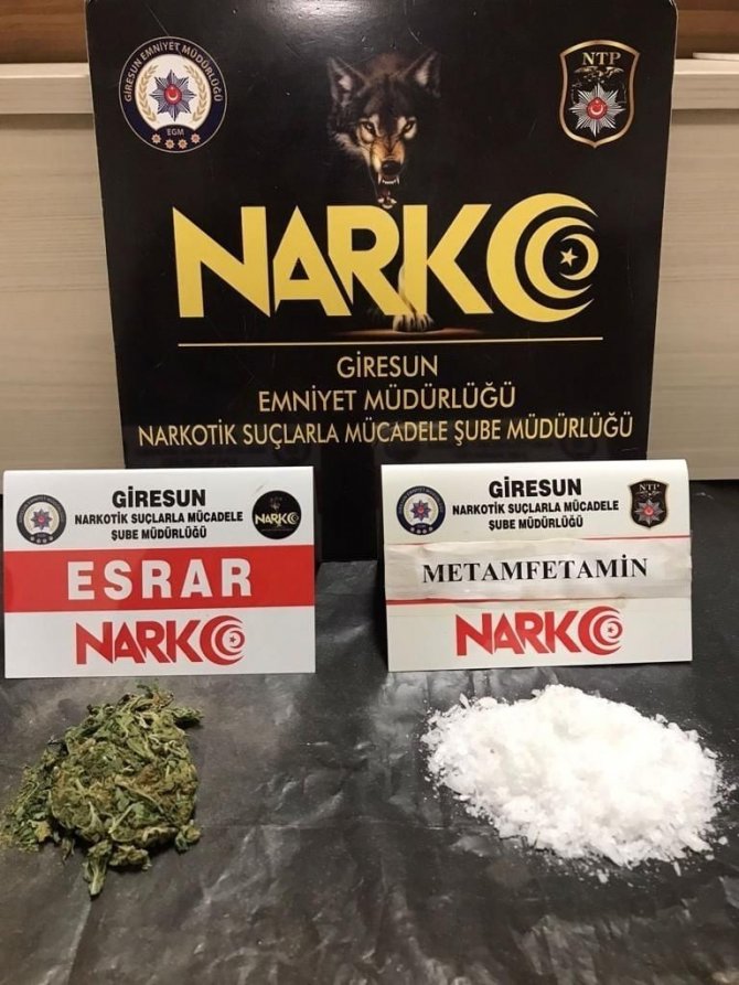 Giresun’da Uyuşturucu Operasyonu