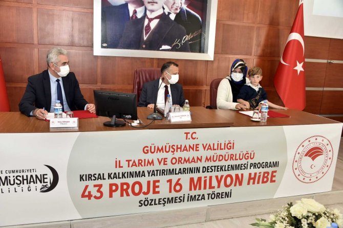 Gümüşhane’de 16 Milyon Hibe Tutarlı Projeler İçin İmza Töreni Düzenlendi