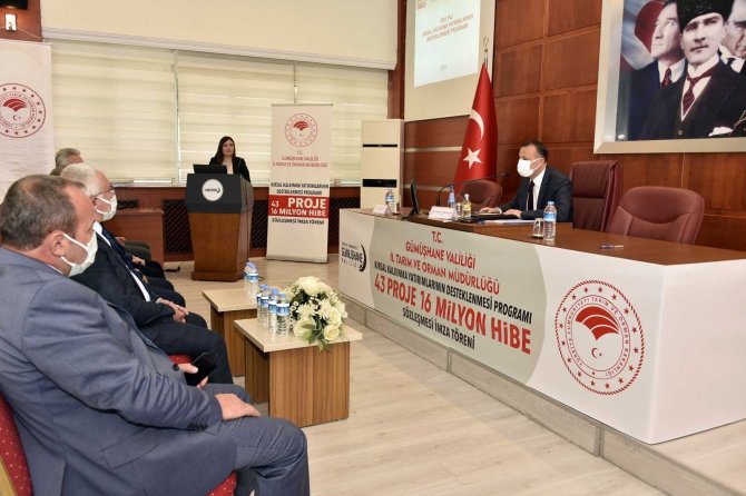 Gümüşhane’de 16 Milyon Hibe Tutarlı Projeler İçin İmza Töreni Düzenlendi