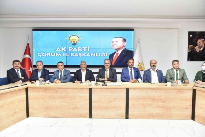 Başkan Aşgın İcraatlarını İl Teşkilatına Anlattı