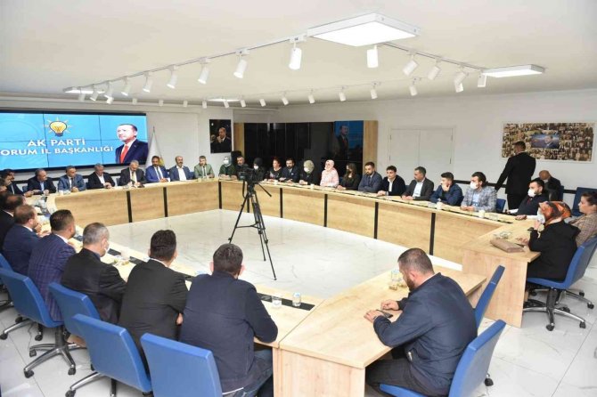 Başkan Aşgın İcraatlarını İl Teşkilatına Anlattı
