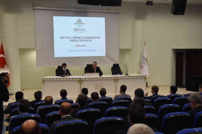 Bitlis’te ‘İ̇l Koordinasyon Kurulu Toplantısı’ Yapıldı