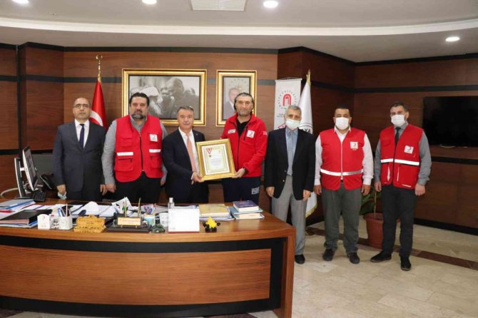 Kızılay’dan Amasya Üniversitesi’ne Kurumsal Bağışçı Altın Madalyası