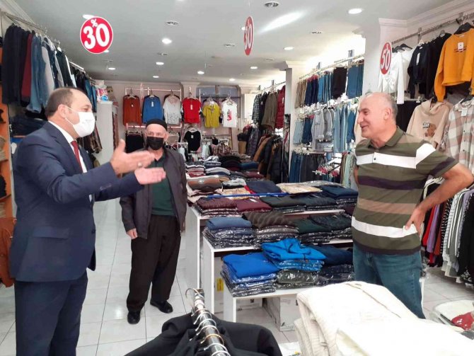 Mhp İ̇l Başkanı Karataş’tan Esnaf Ziyareti