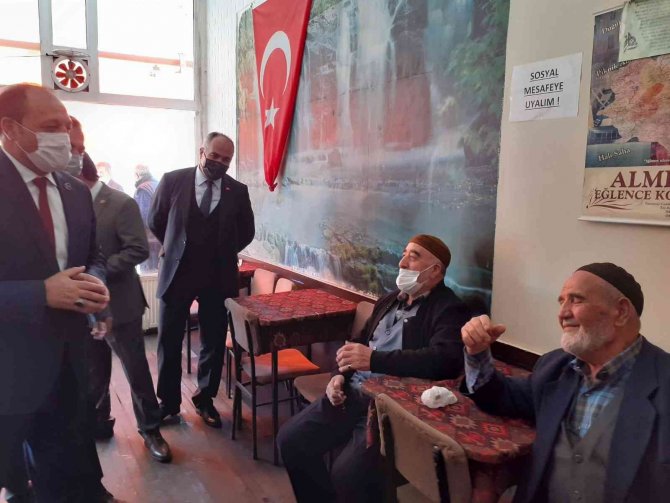 Mhp İ̇l Başkanı Karataş’tan Esnaf Ziyareti
