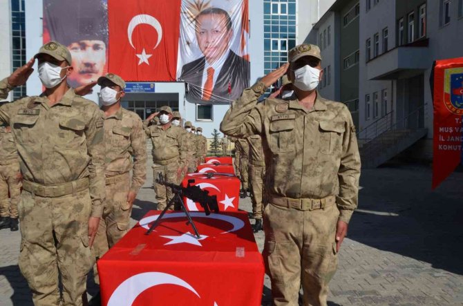 Muş’ta 50 Güvenlik Korucusu Yemin Ederek Göreve Başladı