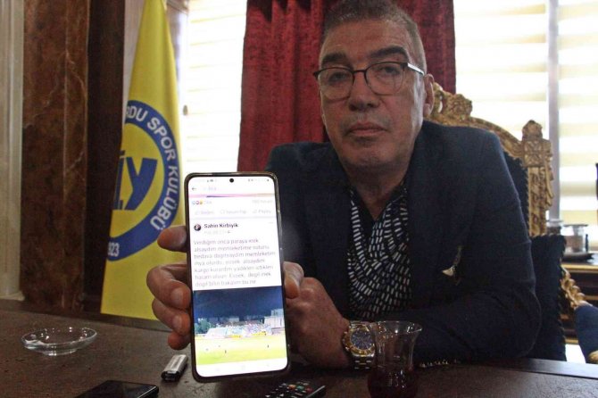 Tarsus İ̇dman Yurdu Başkanı Şahin Kırbıyık: “Forması Terlemeden Sahadan Çıkanları Gördüm”