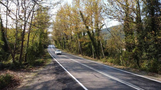Bartın’da Sonbahar Manzaraları Havadan Görüntülendi