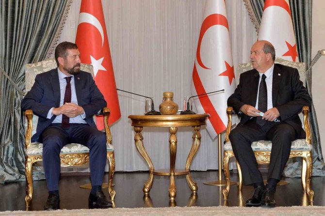 Başkan Ekrem Yavaş, Kktc Cumhurbaşkanı Ersin Tatar’ı Ziyaret Etti