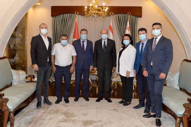 Başkan Ekrem Yavaş, Kktc Cumhurbaşkanı Ersin Tatar’ı Ziyaret Etti