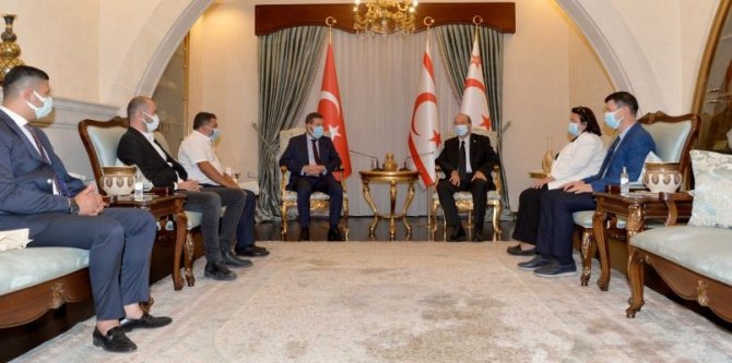 Başkan Ekrem Yavaş, Kktc Cumhurbaşkanı Ersin Tatar’ı Ziyaret Etti