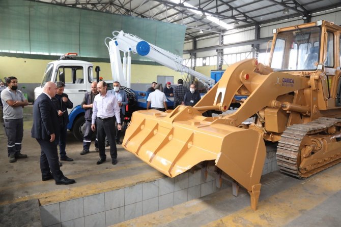 Darıca Belediyesi Araçlarını Tamir Ederek Tasarruf Sağlıyor