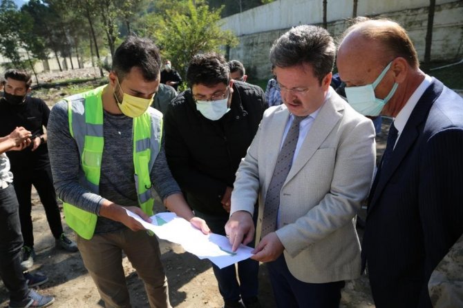 Giresun Valisi Enver Ünlü, Dereli İlçesinde İncelemelerde Bulundu