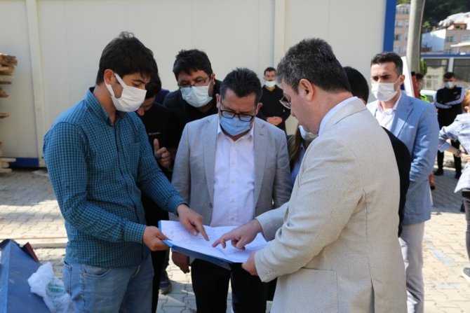 Giresun Valisi Enver Ünlü, Dereli İlçesinde İncelemelerde Bulundu