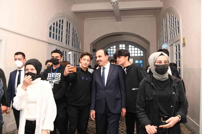 Başkan Altay Mezun Olduğu Konya Lisesi’nde