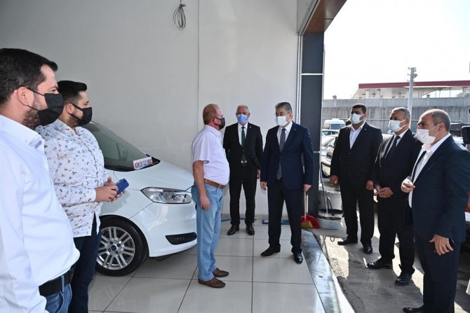 Oto Galericiler Sitesi’nde Korona Virüs Denetimi