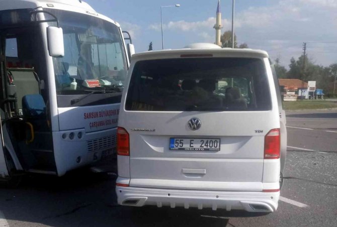Samsun’da Zincirleme Trafik Kazası: 5 Yaralı