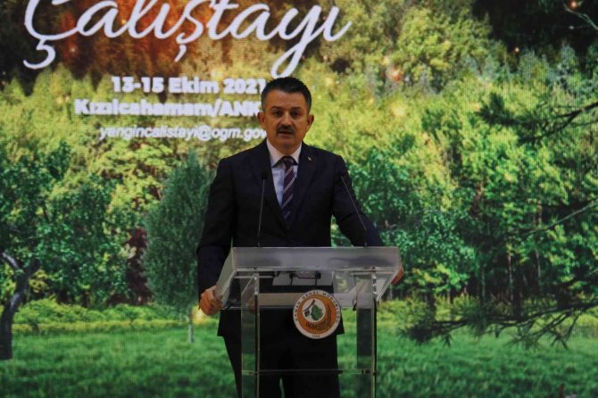 Bakan Pakdemirli: “Anayasamız Söyler, ’Yanan Alanlar Tekrar Ağaçlandırılır Ve Başka Amaçla Kullanılmaz.’ Nokta”