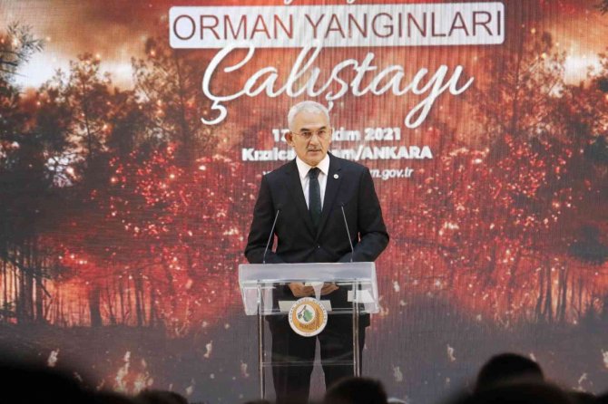 Bakan Pakdemirli: “Anayasamız Söyler, ’Yanan Alanlar Tekrar Ağaçlandırılır Ve Başka Amaçla Kullanılmaz.’ Nokta”
