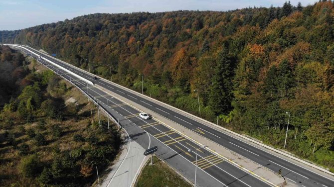 İ̇stanbul’un Anadolu’ya Açılan Kapısı Bolu Dağı’nda Sonbahar Güzelliği