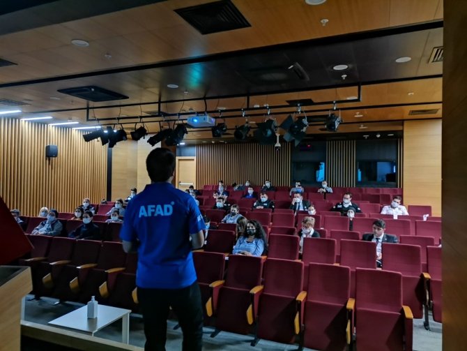 Şehir Hastanesinde Afet Bilinci Eğitimi