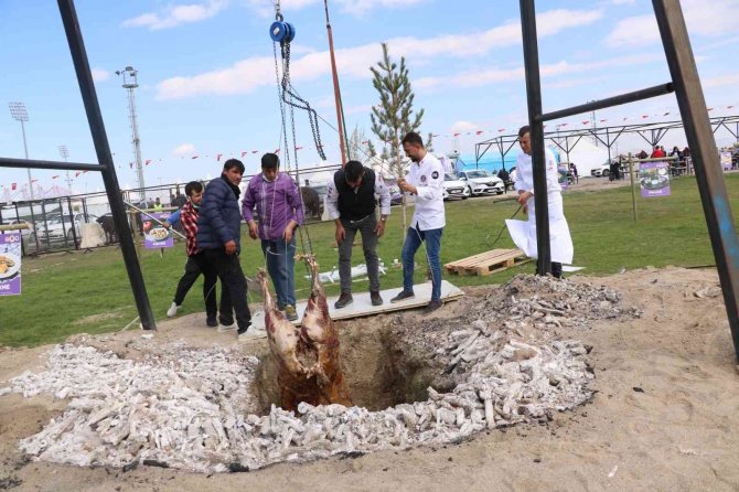 2 Tonluk Danayı Ateşte Dikey Pişirmek İsteyen Aşçılar Bu Yıl Da Danayı Çukura Düşürdü